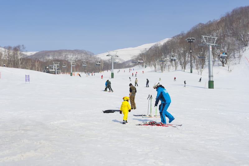 Schneekultur und Zentempel in Japan